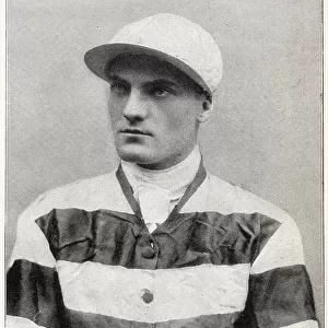 Herbert Mornington Cannon (1873 - 1962), commonly referred to as Morny Cannon, was a six-time Champion jockey in 1890s. Date: 1896