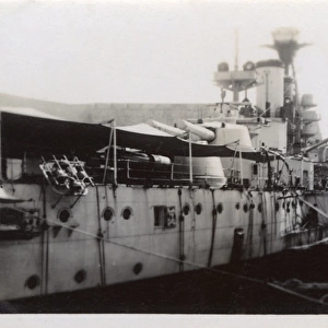 HMS Marlborough - Starboard Quarter viewed in dry dock
