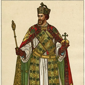 Holy Roman Emperor - wearing the Imperial Crown