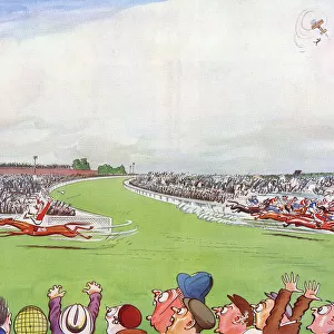 Horse That Took The Wrong Turning- At Epsom, by H. M. B