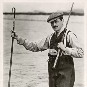 HRH Prince Arthur of Connaught - Fly fishing for Salmon