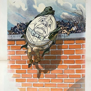 Humpty Dumpty slips from the wall; Humptys due for an awful