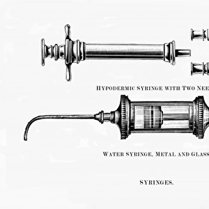 Hypodermic syringes