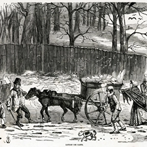 Ice cart in London 1850