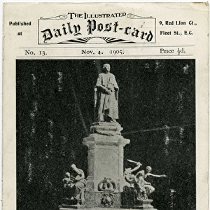The Illustrated Daily Postcard - Gladstone Statue