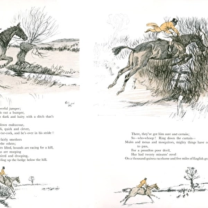 Illustration by Cecil Aldin, Forty Fine Ladies