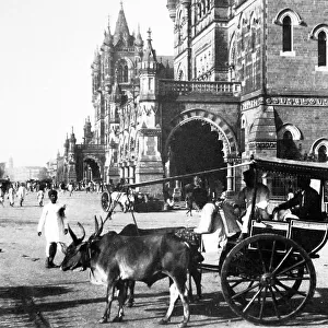 India - Bombay Railway Station early 1900s