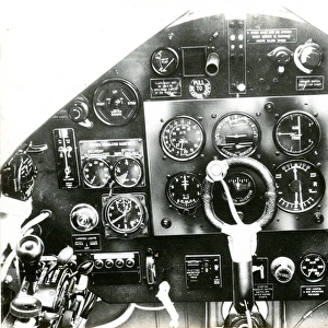 The instrument panel of a Miles Master I