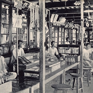 Interior of Bazaar, Fort William, Calcutta, India