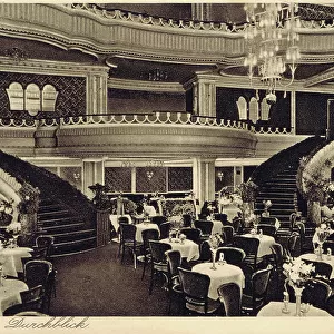 The interior of the Cafe Europa, Berlin, 1920s