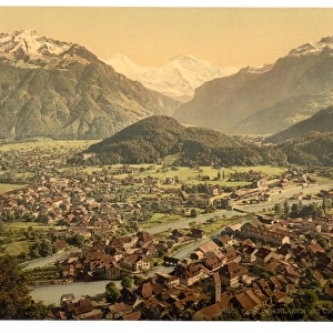 Interlaken and Unterseen, Bernese Oberland, Switzerland