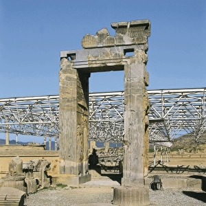 IRAN. FARS. Persepolis. Tripylon or Triple Gate