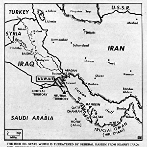 Iraq-Kuwait tensions 1961