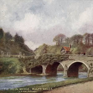 Irfon Bridge over River Wye, Builth Wells, Wales