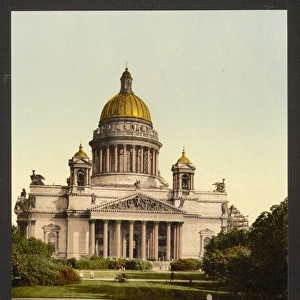The Isaac Cathedral from Alexanders Garden, St. Petersburg