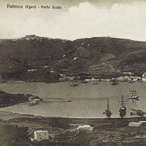 Island of Patmos, Greece. Porta de la Scala