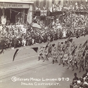 Italian Contingent - 1919 Victory Parade