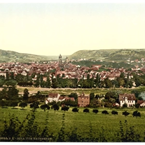 Jena, from Hansberge (i. e, Hausberge), Thuringia, Germany