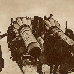 Jets to clear snow drifts in Wales in 1947