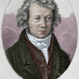 Johann Wolfgang von Goethe (1749-1832). German writer. Engra