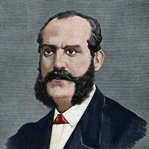 Juan Bautista Topete y Carballo (1821-1885). Engraving. Colo