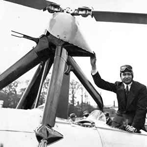 Juan de la Cierva (1895-1936) in the cockpit
