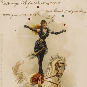 Juggling on Horseback