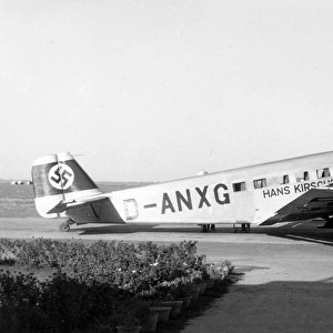 Junkers Ju 52 3m (side view, on the ground) of Lufthans