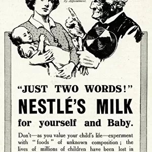 Just two words! Nestles Milk 1915