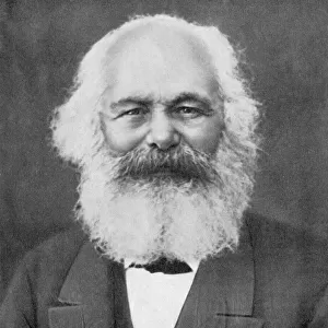 Karl Marx, German political writer and revolutionary