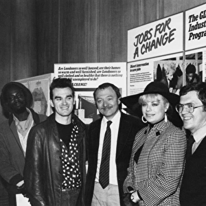Ken Livingstone with Morrissey, Mari Wilson and others