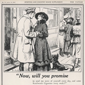 Kenilworth Cigarettes ad, World War I