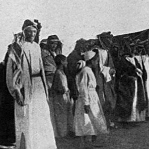 King Faisal I of Iraq among the Dulaim
