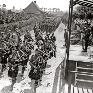 King George V visiting France, WW1