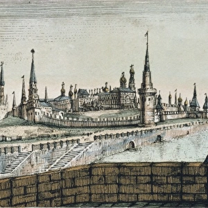 The Kremlin in Moscow, from the Travels by