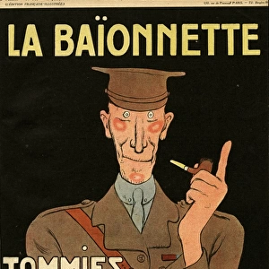 La Baionnette cover - French impression of British officer