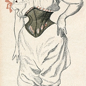 Lady in Corset, Jugend