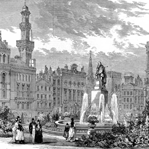 Leicester Square, London, 1874
