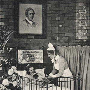 Lewis Carroll cot at Great Ormond Street Childrens Hospital