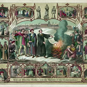 Life of Martin Luther and heroes of the reformation