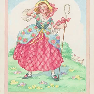 LIttle Bo-Peep rhyme and picture