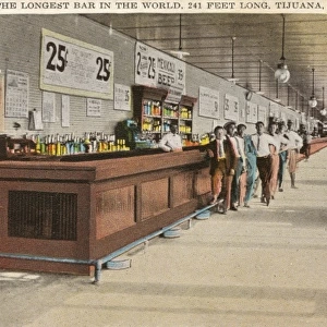 The Longest Bar in the World - Tijuana, Mexico
