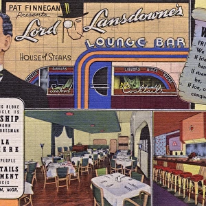 Lord Lansdownes Lounge Bar, Dayton, Ohio, USA