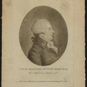 Louis Bernard Guyton-Morveau, ne e Dijon le 4 janvier 1737