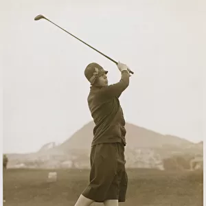 M. Pease Golfing 1927