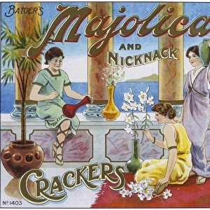 Majolica and Nick Nack crackers