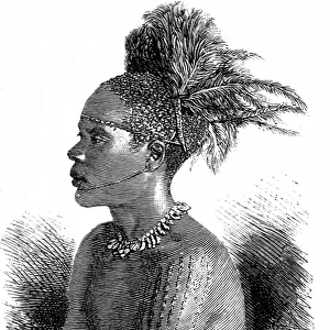 Man of the Bari Tribe, Sudan, c. 1887