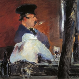 MANET, ɤouard (1832-1883). The Bar. 1879. Impressionism