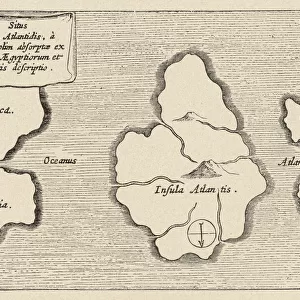 Map of Atlantis / Kircher