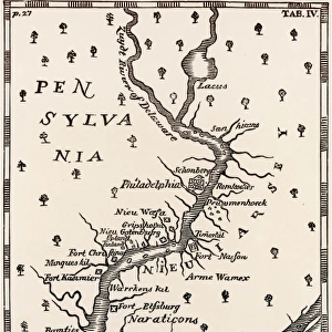 Map / USA / Pennsylvania 17C